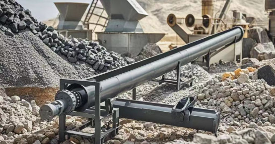 Винтовой транспортер для горизонтальной или наклонной транспортировки материалов Экономичный и долговечный