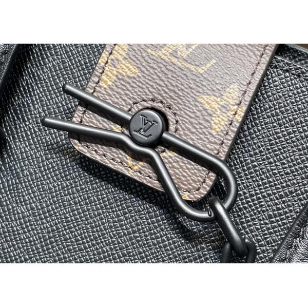 Black Mens Cross Pattern Genunie Cowhide Leather Handbag For Shopping