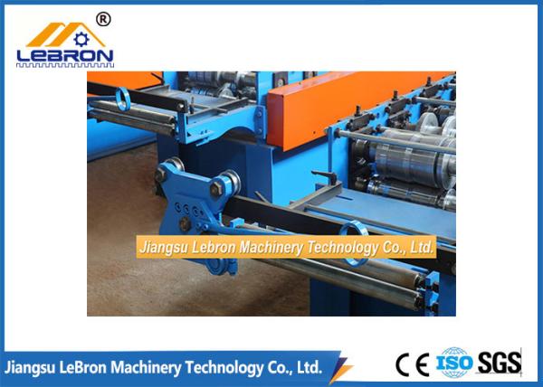 PPGI Steel Gutter Roll Forming Machine 24 Stations Simens PLC Omron Encoder