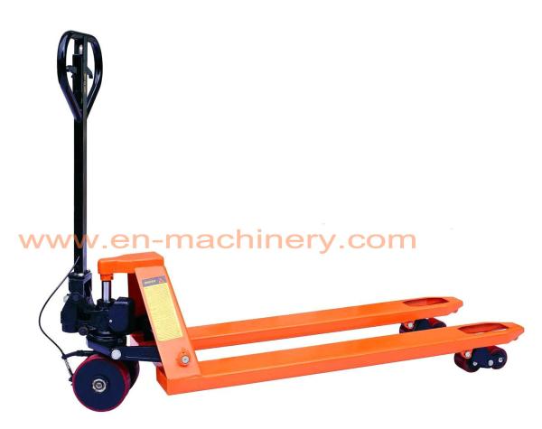 Hand Pallet Trucks with PU Wheels 3000kgs and hand Power Pallet Truck
