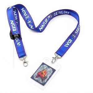 Custom Promotional Breakaway Lanyard with Anti-Loss Design Made of Durable Washable Polyester