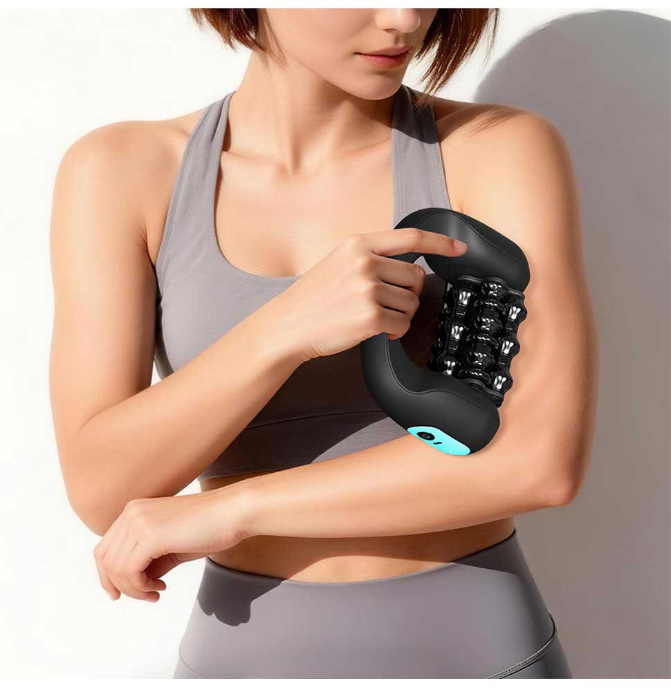 3-Speed Massage Roller Stick for Legs Foot & Calf Muscle Stimulator Rolling Percussive Massager