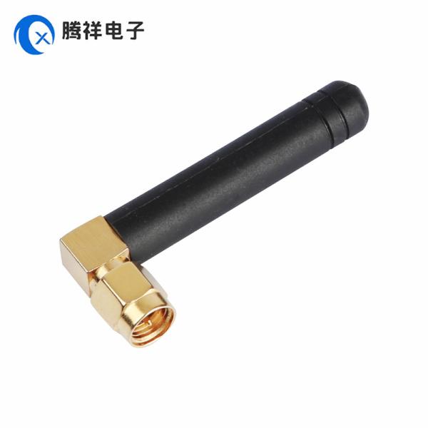 SMA Male Straight Gold-Plated Connector Antenna 868MHz 2dBi Rubber Antenna for Hand Held, TV, Automotive, Home Theatre