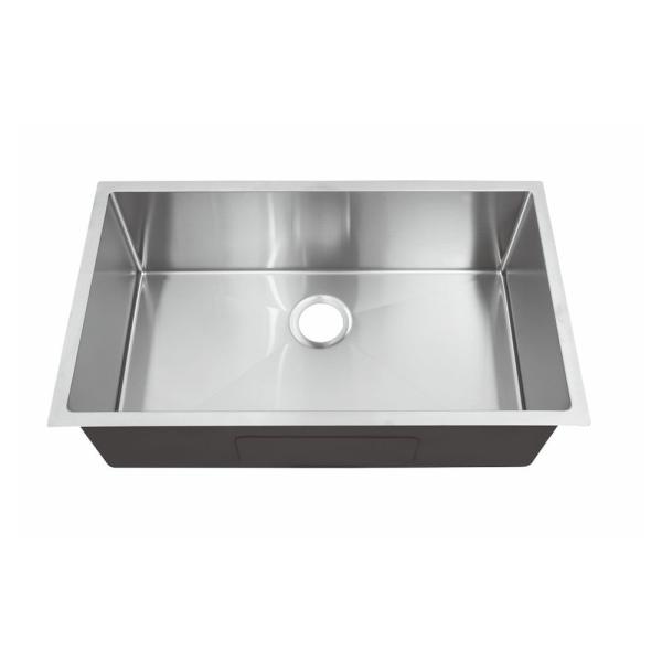 Banca da cozinha de aço inoxidável da resistência/offset de corrosão da banca da cozinha de aço inoxidável de um Undermount de 32 polegadas boa