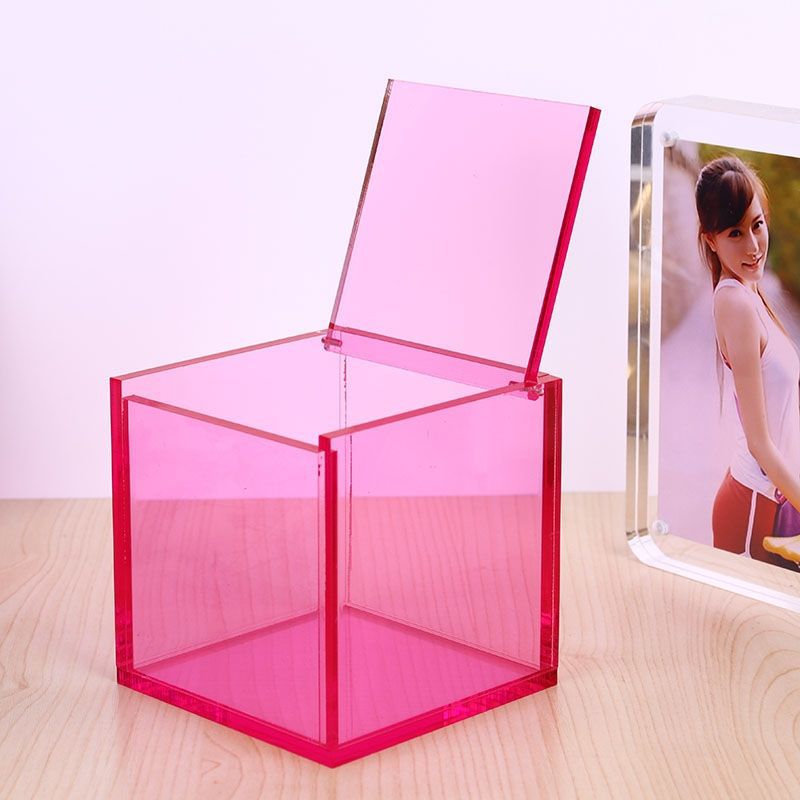 OEM ODM High Quality Modern Design Acrylic Storage Organizer Box for Desk Storage