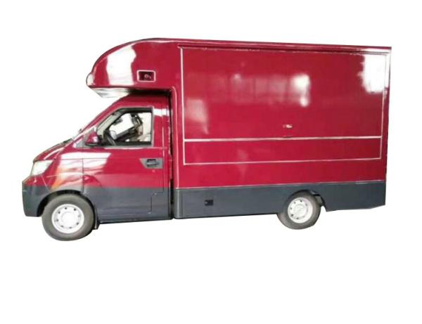 CHERY Vintage Burger Ice Cream Vending Trucks , Mobile Fast Food Vans