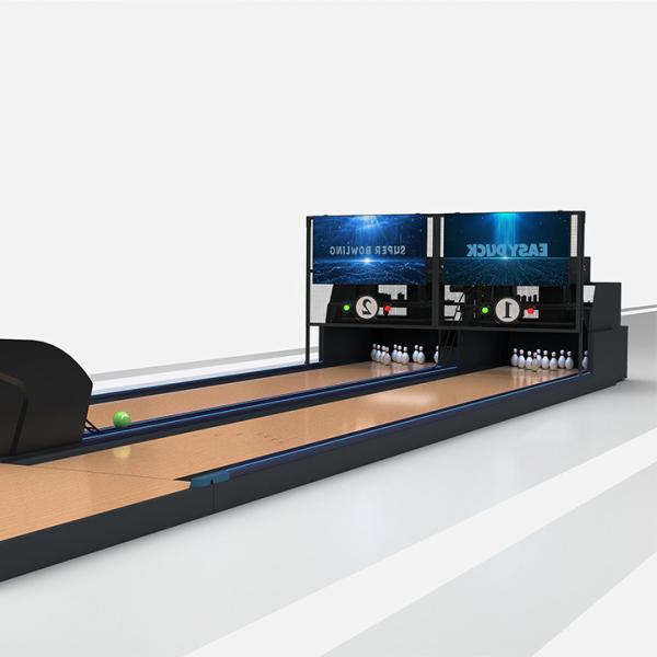 Equipamento do centro de bowling com máquina de bowling completa e pista durável de 12 pés