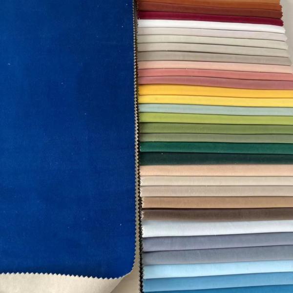 Souper Tissu de velours doux pour canapé Berlin Tissu de velours à tricots doux pour la décoration de la maison