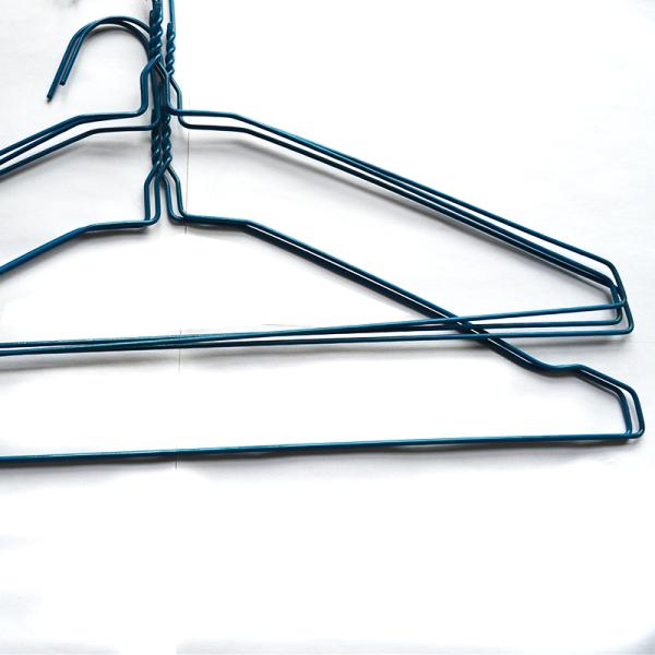Dry Clean Anti Slip Steel 16 Inches Wire Suit Hangers