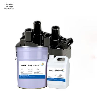 Two-component High Hardness Black Epoxy Resin Potting Adhesive Electronic Devices Electronic Components Epoxy Resin Potting