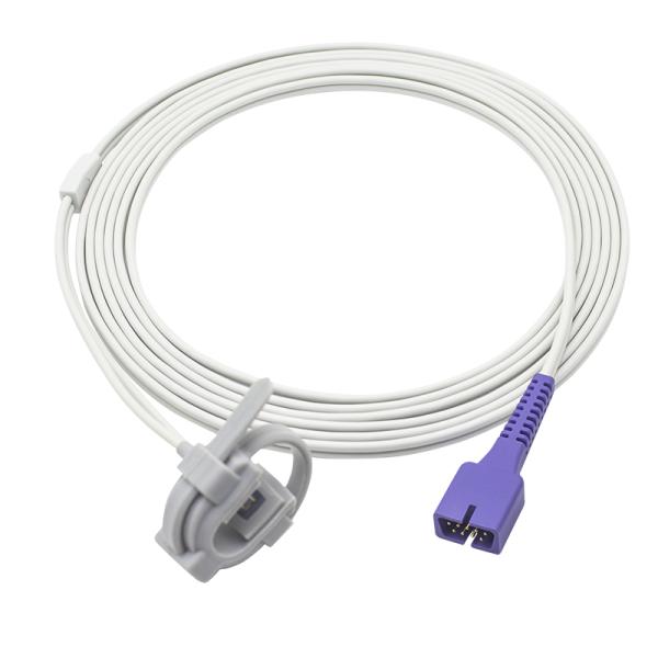 N-ellcor DS-100A SpO2 Sensor Oxi-max Tech 9Pin Adult Finger Clip SpO2 Probe