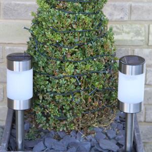 Solar Powered Post Lights For Outdoors Lamp Diameter 90mm Super High Value