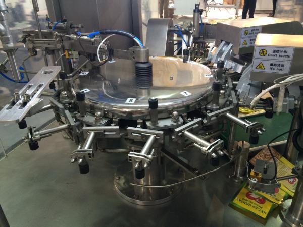2KW Rotary Packing Machine Ss316l Rotary Pouch Filling Machine