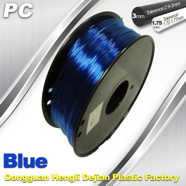High Strengh 3D Printer Polycarbonate Filament 1.75mm / 3.0mm