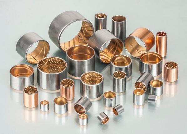 Bimetal Bearings Steel Shell Backed With A Lead Bronze Lining Bearing Material For Oil Lubricated Applications