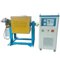 ±1℃の温度制御精度と水冷を備えた50kg自動傾斜式鋼殻溶解炉