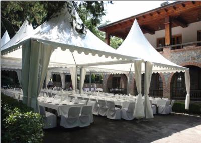 Aluminum Structure Material Pagoda Party Tent Multi Functional Square Shape