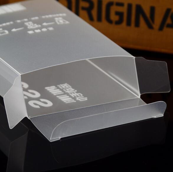 Printed Eco Friendly Plastic Packaging PVC PET PP Semi Transparent Box