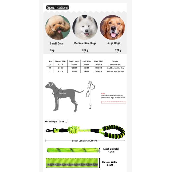Adjustable Reflective Pet Dog Cat Harness With Nylon Leash Outdoor Training Collar Night Safety