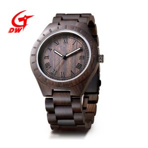 Водостойкий ретро хронограф наблюдает логотип черного дерева подгонянный наручными часами