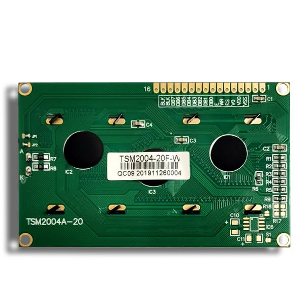 AIP31066 Driver Monochrome Graphic Lcd Display Cob 20X4 Dots 12H Viewing