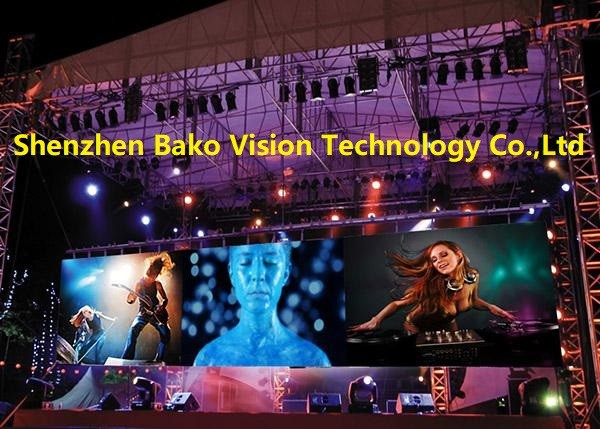 Waterproof Outdoor Led Panel Stage Background High Definition Fast Installation