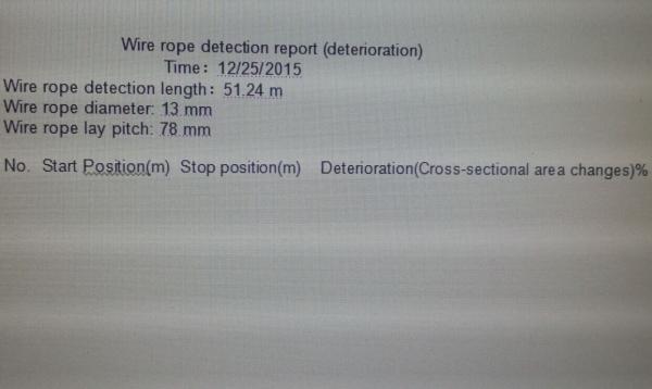 Non Destructive Testing Equipment , Wire Rope Inspection Steel Rope Flaw Detector
