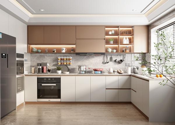 Guangzhou Small Kitchen Design Philippines Custom Kitchen Cabinet For Home