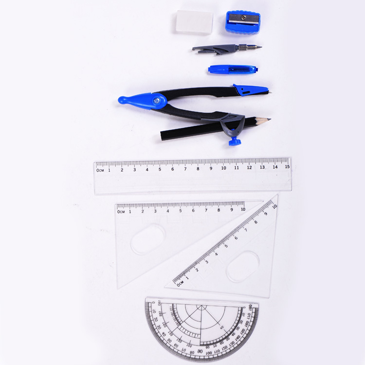 Premium Hot Selling Wholesale 10pcs Math Mathematical Set