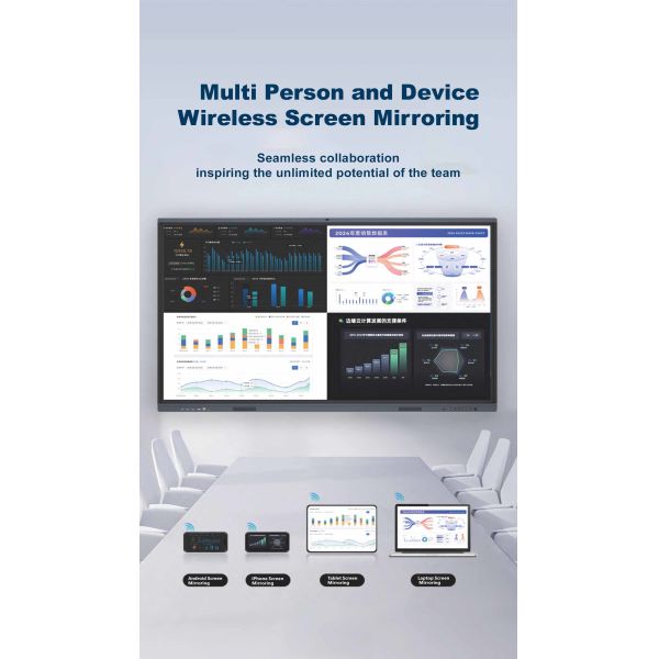 55 Inch Ai MT9679 4K LCD Interactive Whiteboard