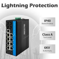 El OEM Gigabit Ethernet POE manejó la ranura de SFP del interruptor 4 y 8 Lan Port