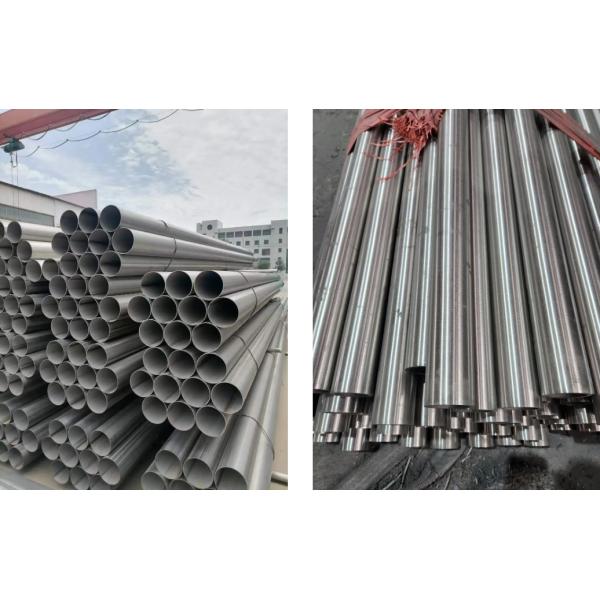 201 304 304L Tubo soldado de acero inoxidable con biselado brillante de 70 mm * 1 mm para procesamiento mecánico