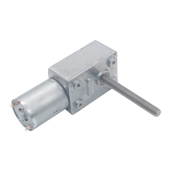 Faradyi Long Shaft 370 Motor with 4632 Worm Gearbox High Torque Electric Motor Drive bldc Worm Gear Dc Motor
