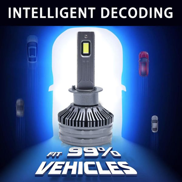 High Power 160W 6500K Cool White Universal H1 Car LED Headlight Bulb Aluminum+Brass 24V 11000LM 87LM/W New YOUCHESHI 24 Months