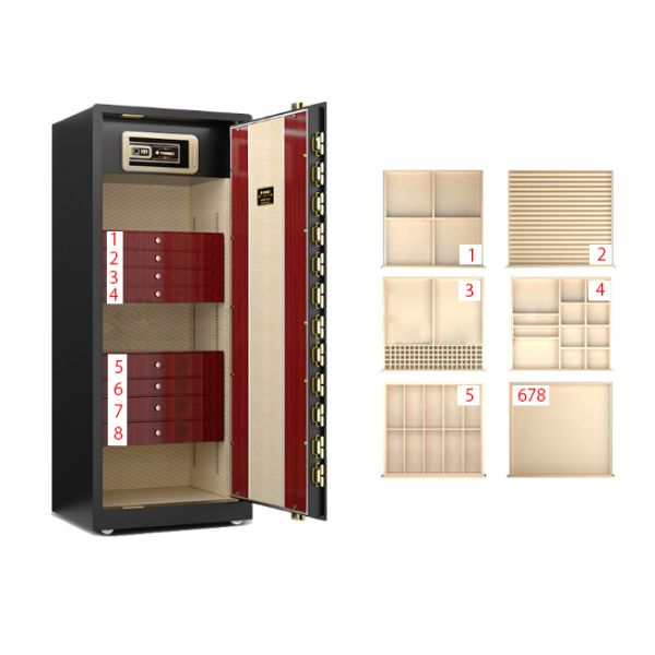 Home Personal Storage	Jewelry Watch Winder Safe Limited Edition for Office Jewelry Money