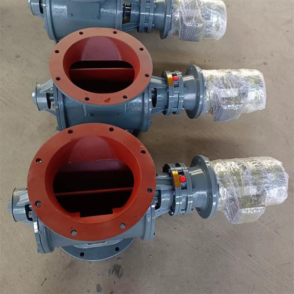 Star Shaped Unloader Machine Rotating Discharge Valve Electric Ash Discharge Valve