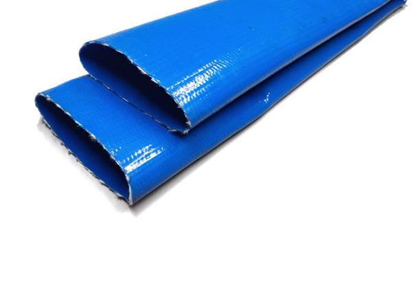 305mm 12 Inch Discharge PVC Layflat Hose / Lay Flat Plastic Tubing With Low Expansion