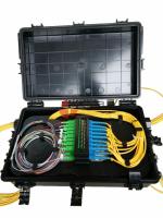 Adaptateur de Sc de la boîte de distribution de diviseur de câble d'interface de FTTH 24cores 18pcs