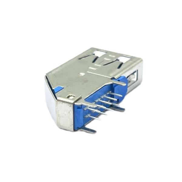 DIP USB3.1 9Pin Connector Socket USB Female 90 Degree
