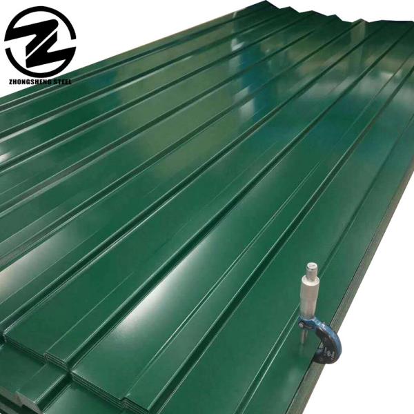 FOB Large Stock Corrugated Prepainted Galvanized Steel Roofing Sheets PPGI 0.25mm RAL3003 Zinc Coating Metal Roofing Sheets