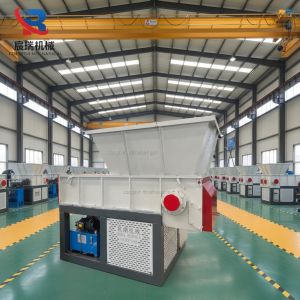 Hydraulic Single Shaft Shredder | Kitchen Waste / Biomass / Textile Old Clothes