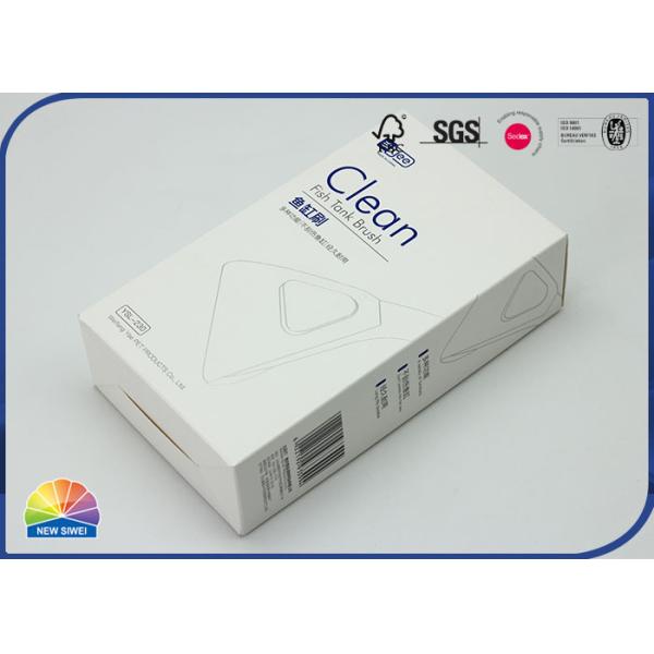 Коробка серебряное Debossing коробки складчатости щетки 350gsm садка для рыбы