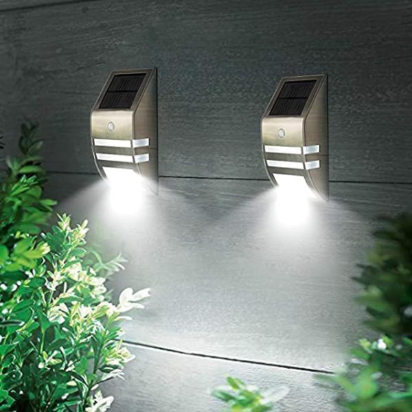 FCC Certification IP65 Wall Mounted Solar Garden Lights