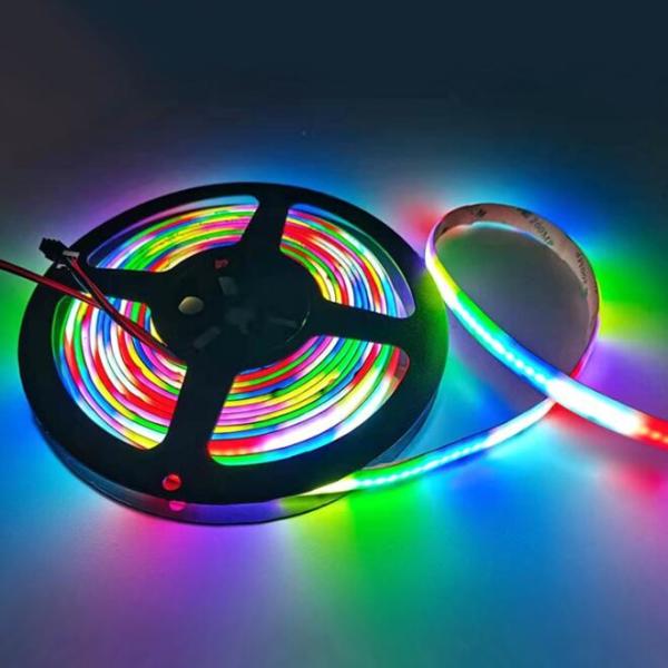 Digital Rgb Cob Led Strip 3 Years Warranty Ce Rohs Dream Color Pixel Rgbic Ws2811 led strips lighting