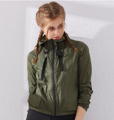 Short Style XS-5XL Polyester Zip Up Jacket Women Sports Jacket