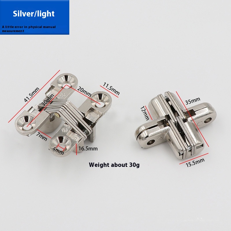 Factory Direct Concealed Aluminium Hidden Door Hinge 180 Automatic Closing Three-Dimensional Adjustable Soft Close 4-Hole Door