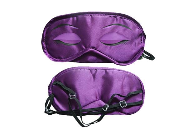 Purple Elegant Small Sleeping Eye Shades Printing Eyes 0.3mm Thickness