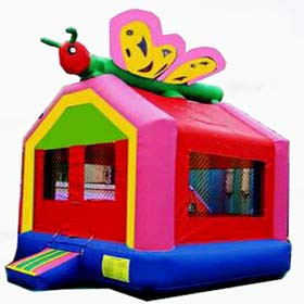 Commercial 0.55mm PVC Inflatable bouncer, Inflatable Bouncy House YHB-039 for Kids