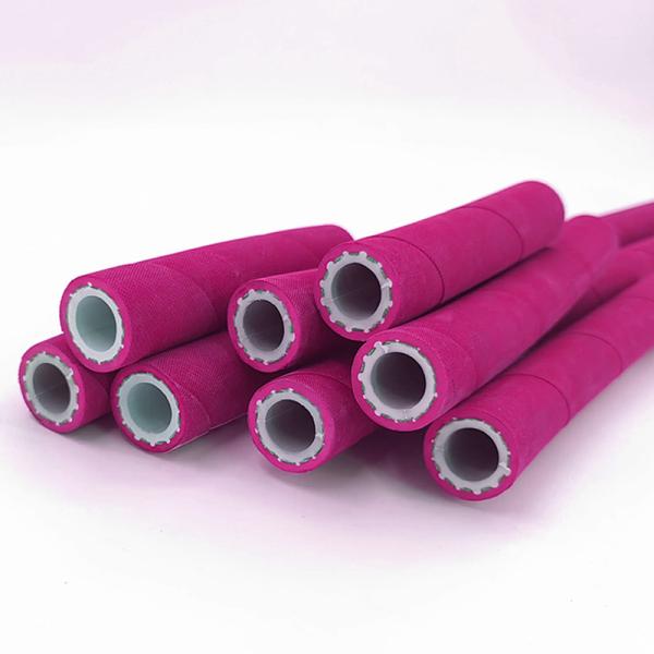 Safe Food Grade Braided Rubber Hose Pipe Fittings Nozzle Abrasive Resistant