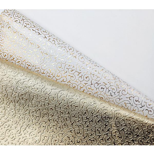 Коробка упаковки Кожа Золотая серия Печатная кожа из ПВХ нетканая